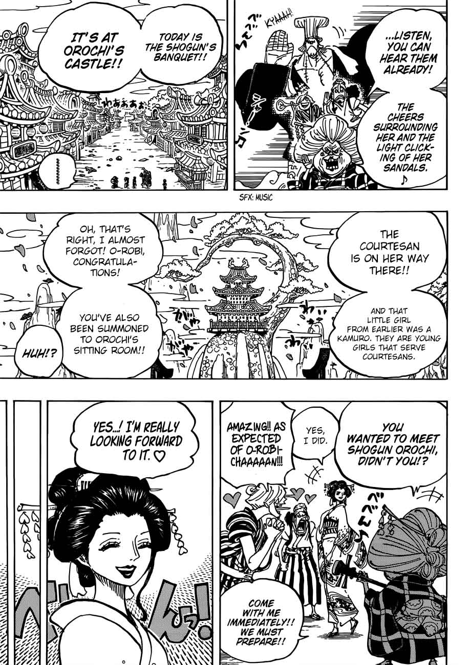 One Piece Chapter 927 page 13 - Chapter 927: O-Toko the Kamuro