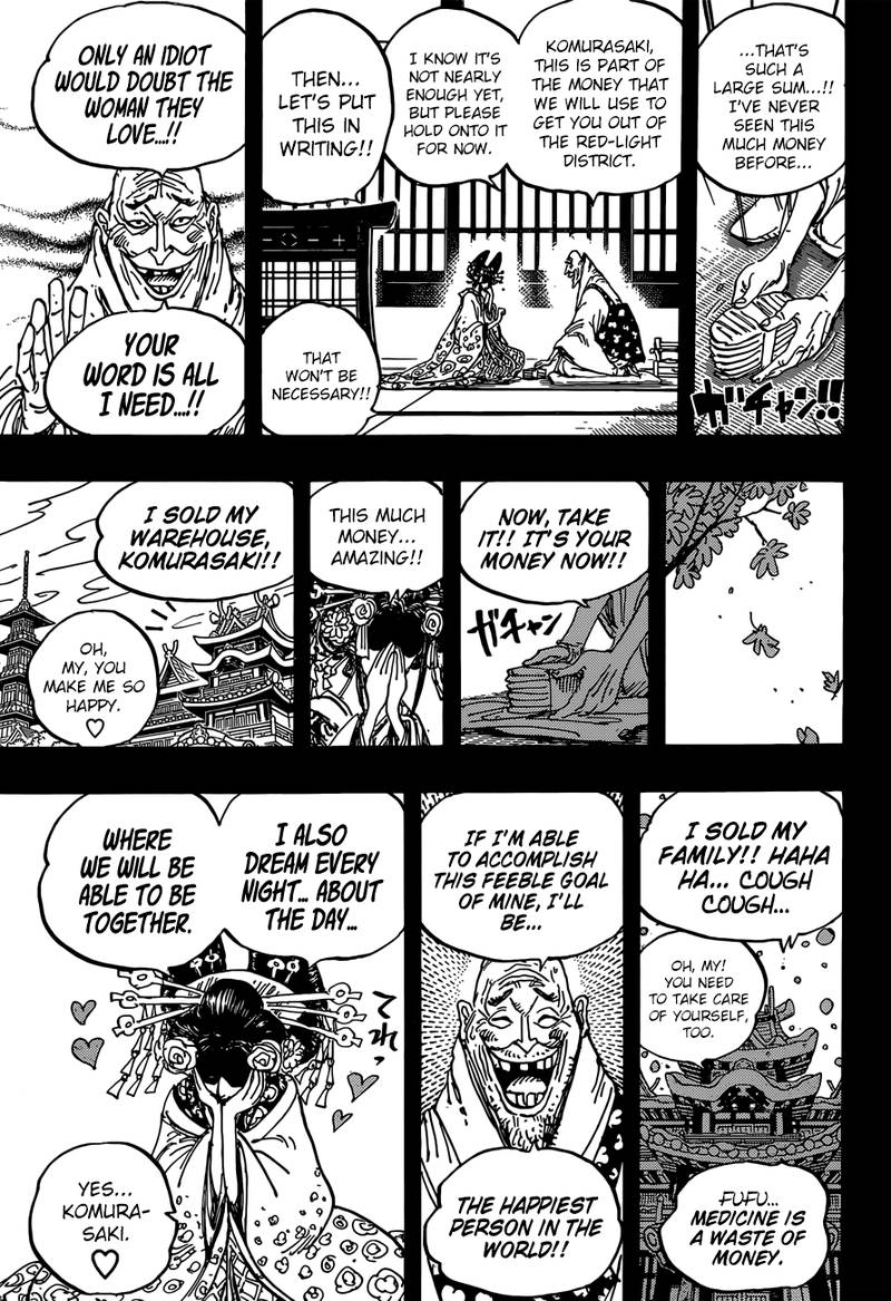 One Piece Chapter 928 page 11 - Chapter 928: Introducing Komurasaki the Oiran