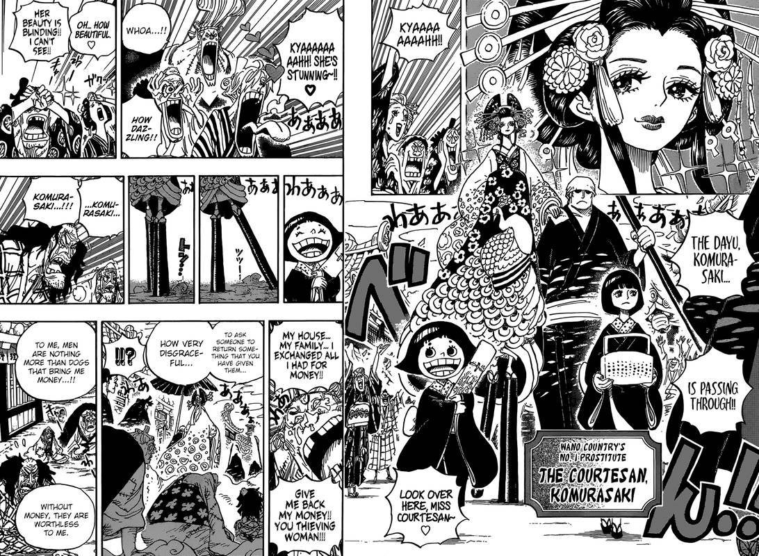 One Piece Chapter 928 page 16 - Chapter 928: Introducing Komurasaki the Oiran