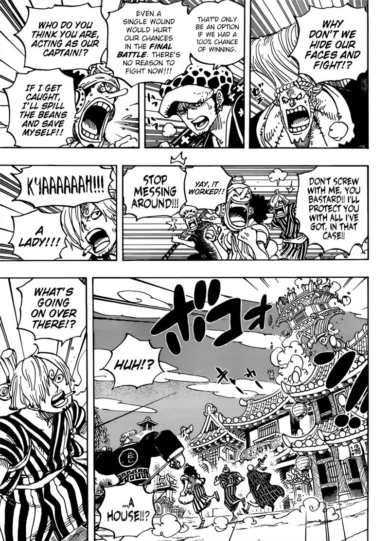 One Piece Chapter 930 page 11 - Chapter 930: Ebisu Town