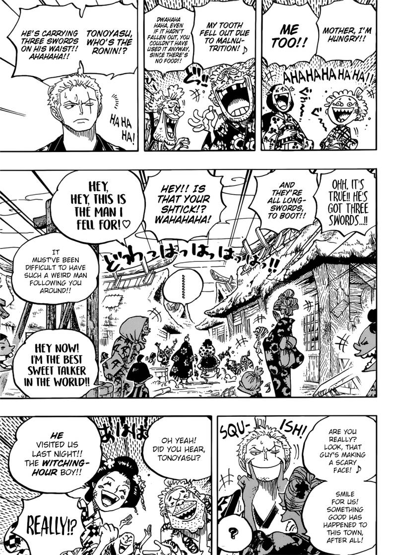One Piece Chapter 930 page 3 - Chapter 930: Ebisu Town