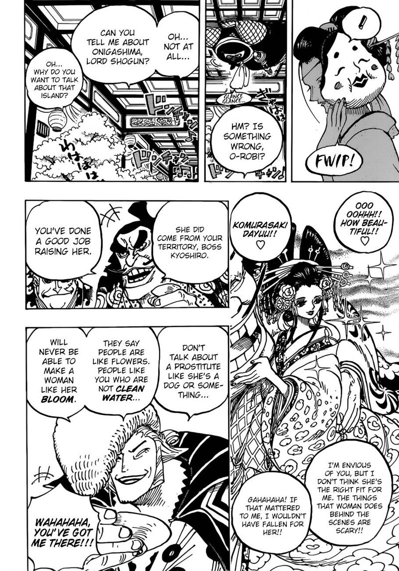 One Piece Chapter 932 page 8 - Chapter 932: Shogun and Oiran