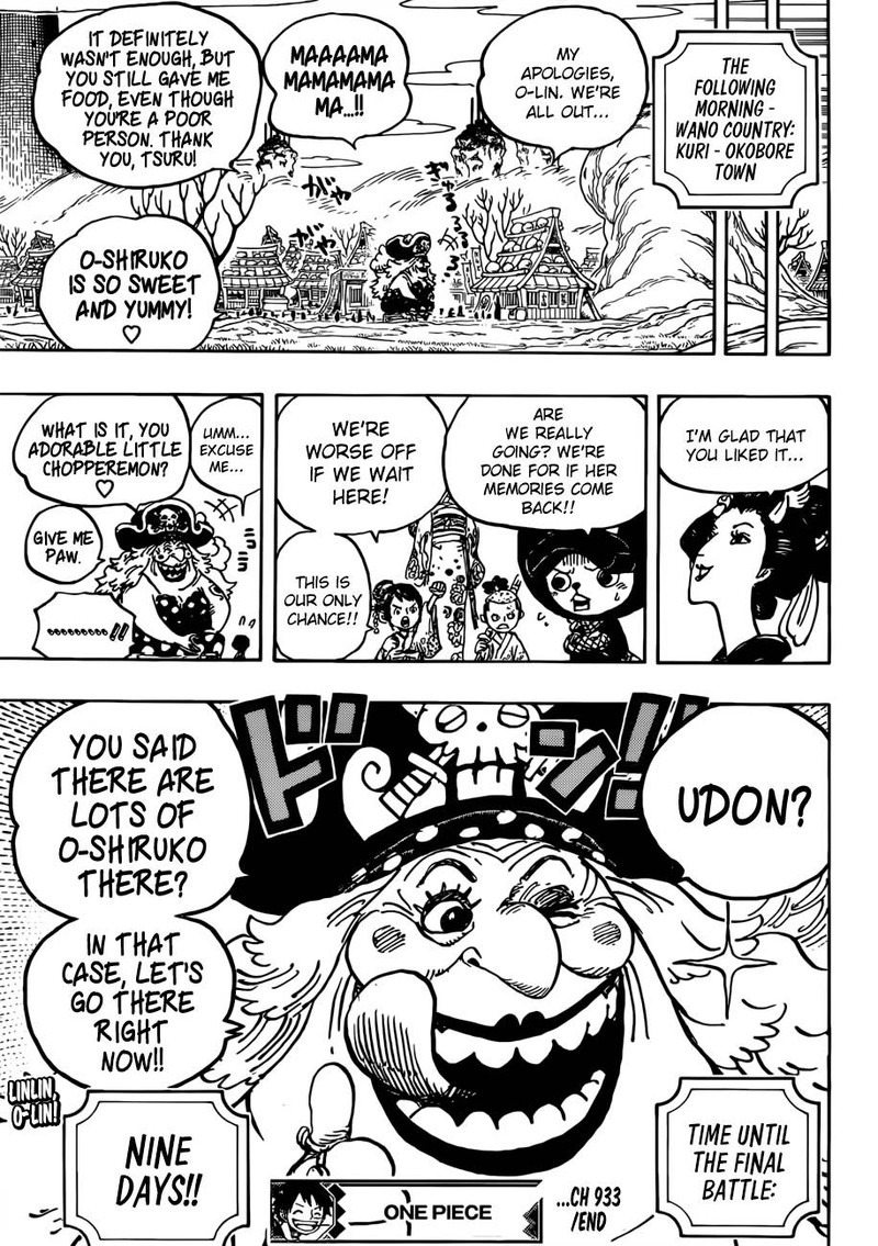 One Piece Chapter 933 page 17 - Chapter 933: A Warrior's Mercy