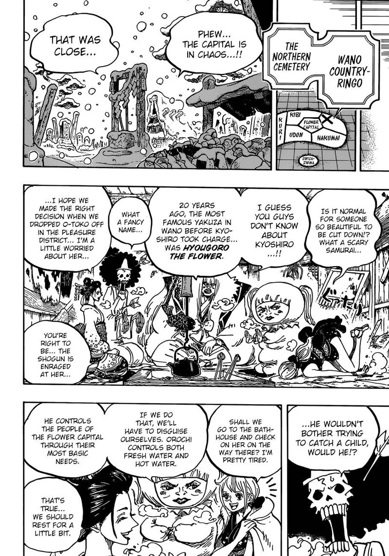 One Piece Chapter 934 page 8 - Chapter 934: Hyougoro of the Flower