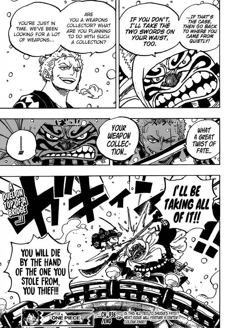 One Piece Chapter 936 page 17 - Chapter 936: The Grand Sumo Inferno