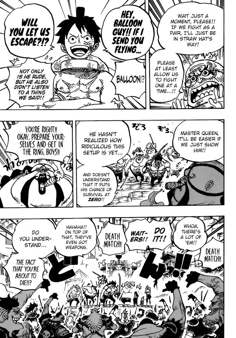 One Piece Chapter 936 page 7 - Chapter 936: The Grand Sumo Inferno