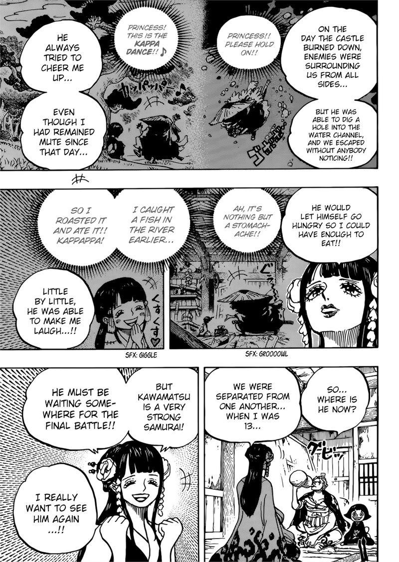 One Piece manga, chapter 939, page 6 of 20