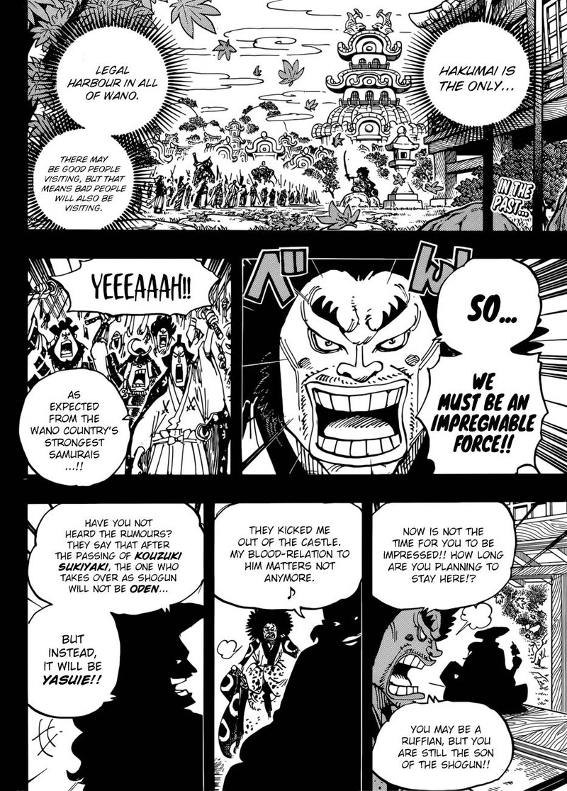 One Piece Chapter 942 page 2 - Chapter 942: Daimyo of Hakumai, Shimotsuki Yasuie