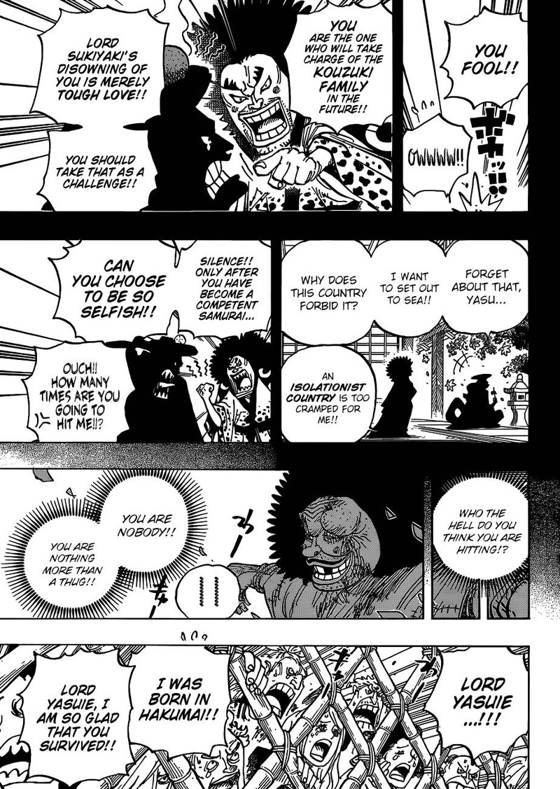 One Piece Chapter 942 page 3 - Chapter 942: Daimyo of Hakumai, Shimotsuki Yasuie