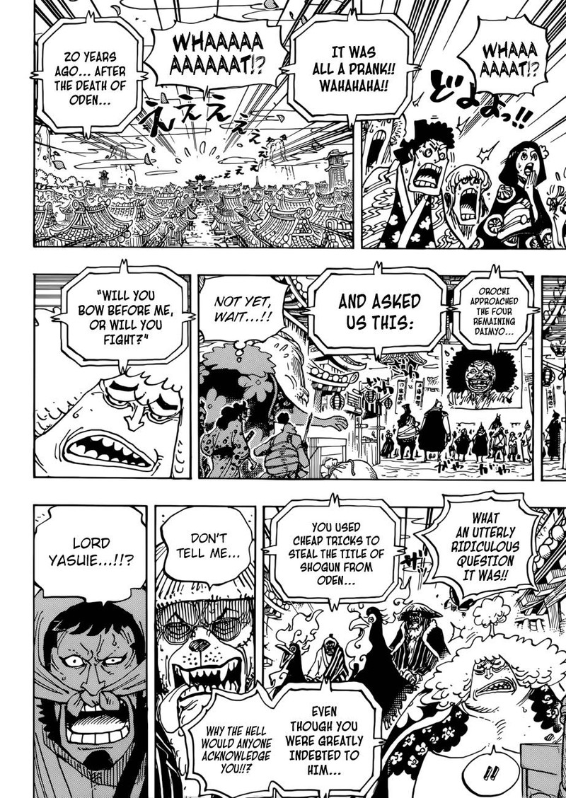 One Piece Chapter 942 page 9 - Chapter 942: Daimyo of Hakumai, Shimotsuki Yasuie