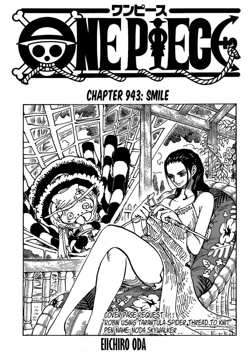 One Piece Chapter 943 page 1 - Chapter 943: SMILE