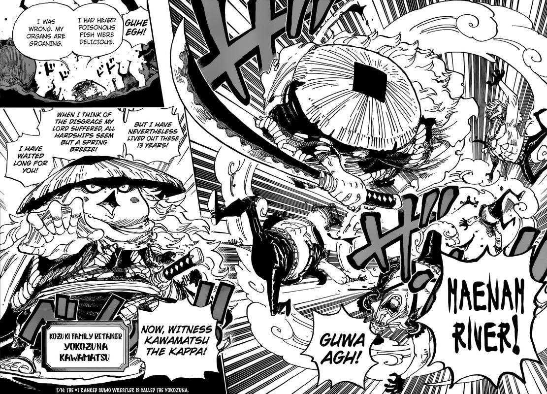 One Piece Chapter 948 page 11 - Chapter 948: Introducing Kawamatsu the Kappa