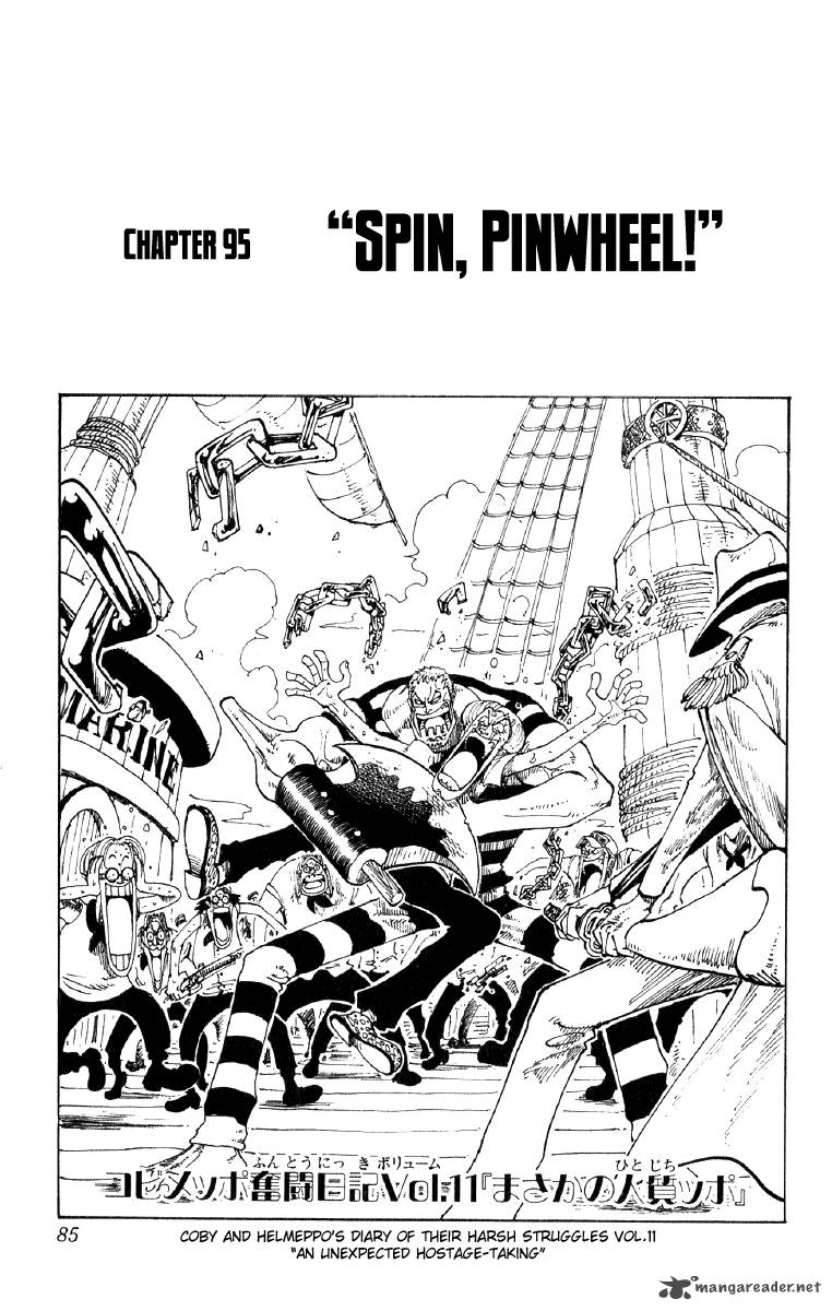 One Piece Chapter 95 page 1 - Chapter 95: Spin, Pinwheel