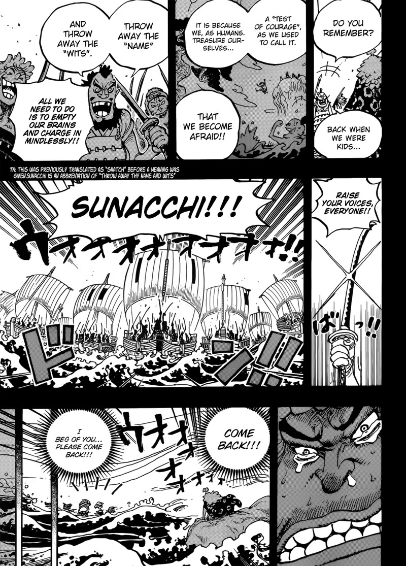 One Piece manga, chapter 950, page 11 of 20