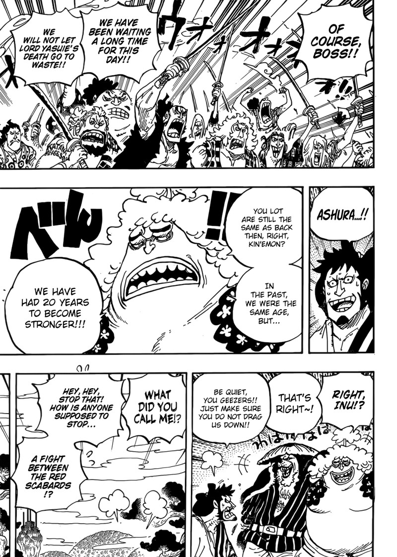 One Piece manga, chapter 950, page 13 of 20