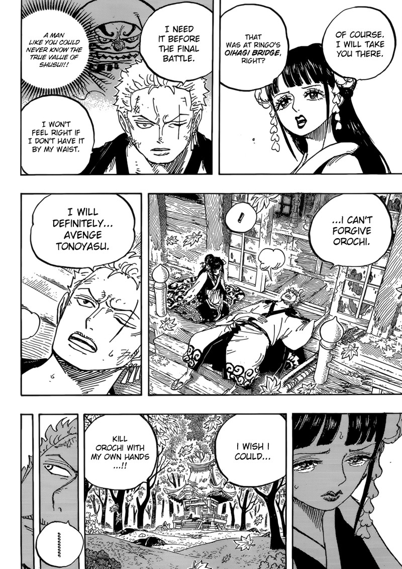 One Piece manga, chapter 950, page 16 of 20