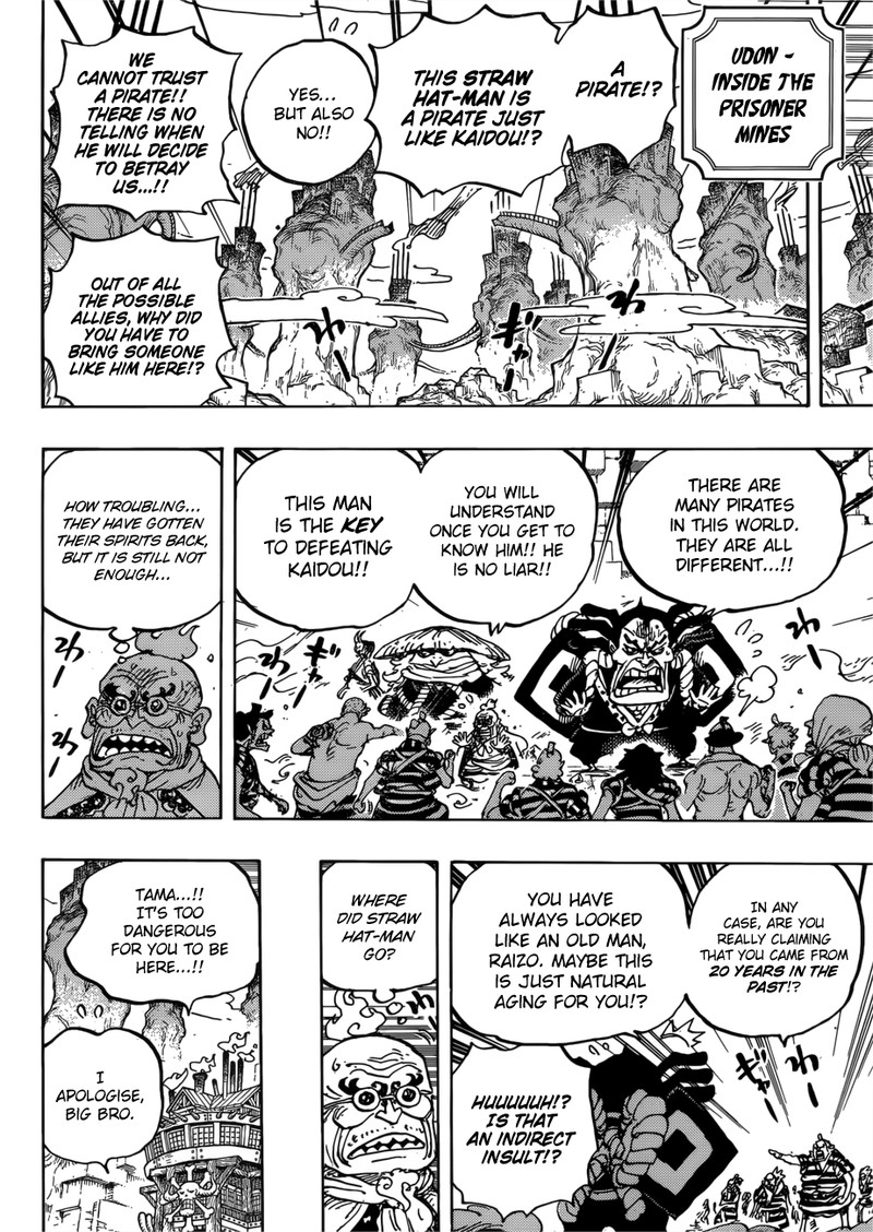 One Piece manga, chapter 950, page 6 of 20