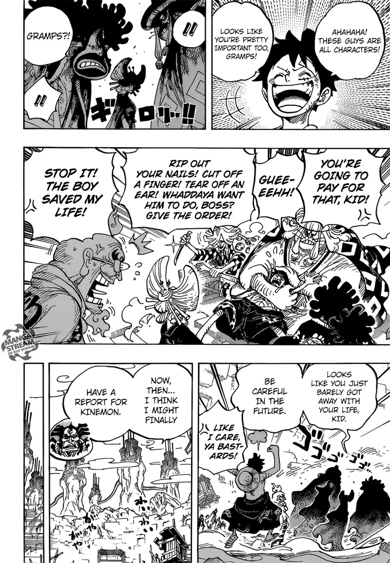 One Piece Chapter 952 page 10 - Chapter 952: Hiyori and Kawamatsu