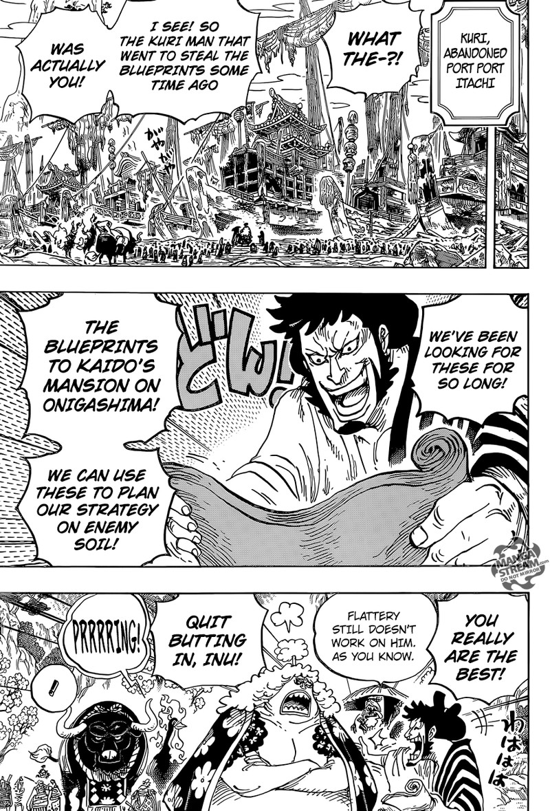 One Piece Chapter 952 page 11 - Chapter 952: Hiyori and Kawamatsu