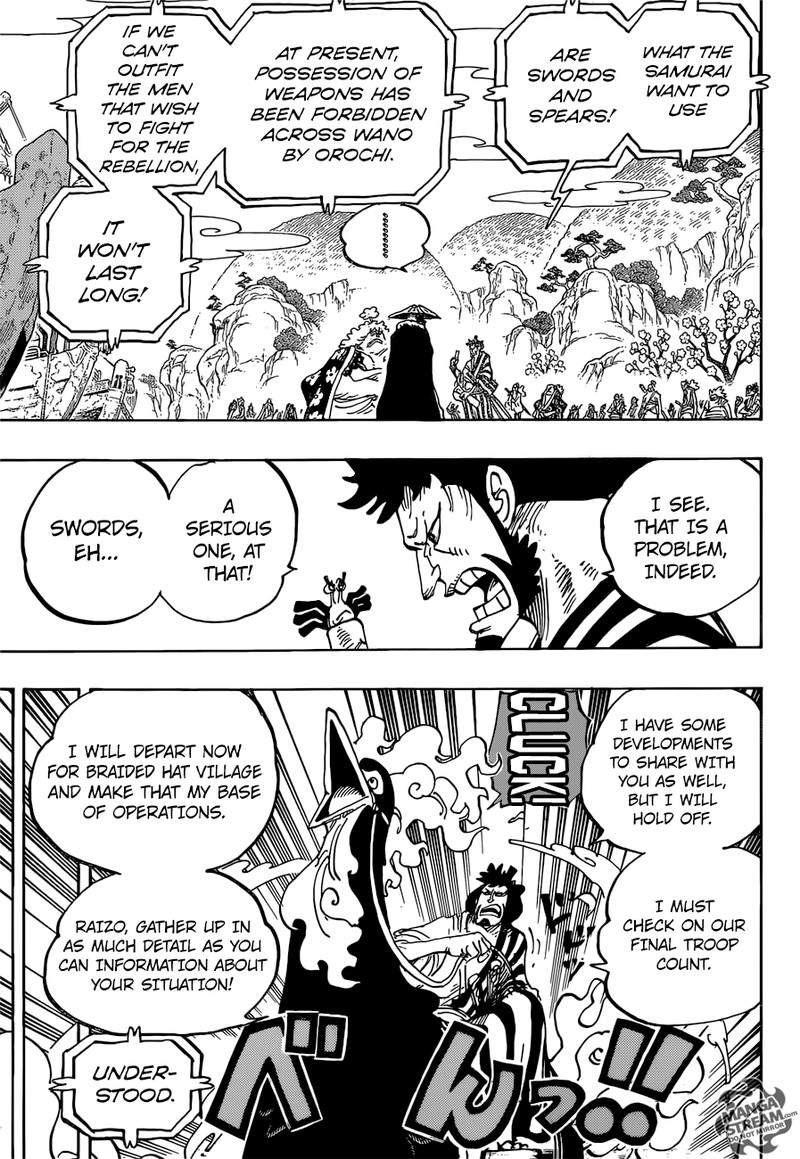 One Piece Chapter 952 page 13 - Chapter 952: Hiyori and Kawamatsu