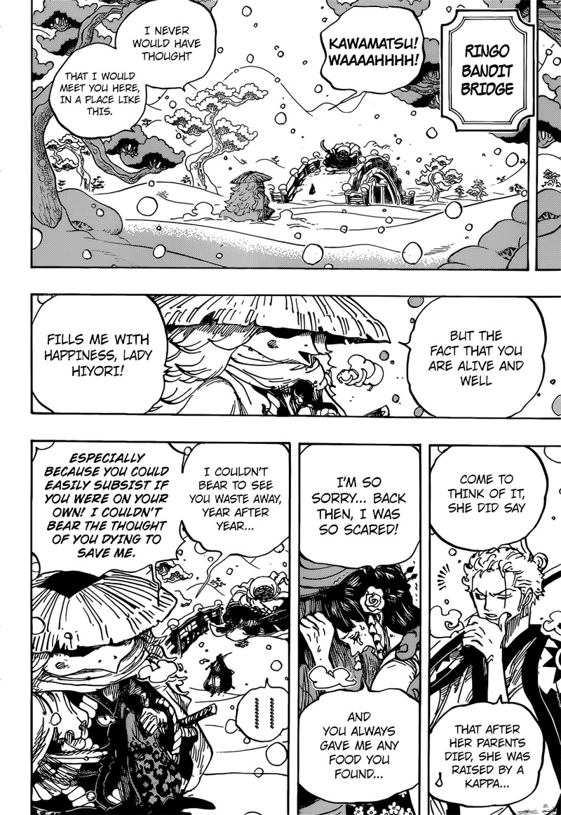 One Piece Chapter 952 page 14 - Chapter 952: Hiyori and Kawamatsu