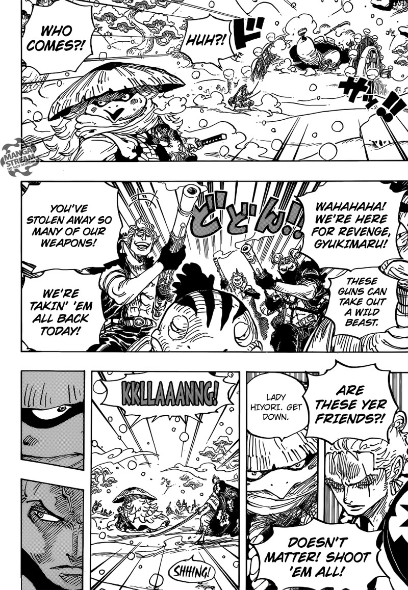 One Piece Chapter 952 page 16 - Chapter 952: Hiyori and Kawamatsu