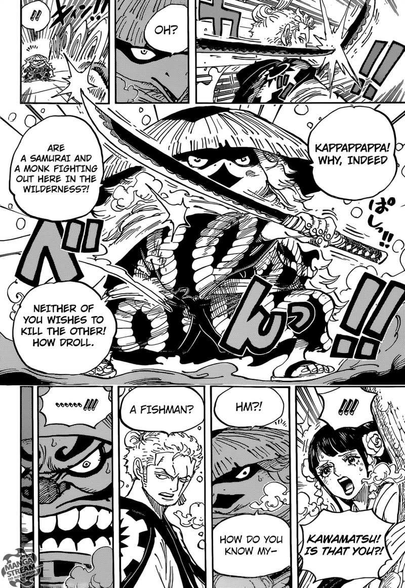 One Piece Chapter 952 page 4 - Chapter 952: Hiyori and Kawamatsu
