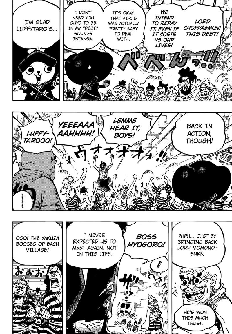 One Piece Chapter 952 page 8 - Chapter 952: Hiyori and Kawamatsu