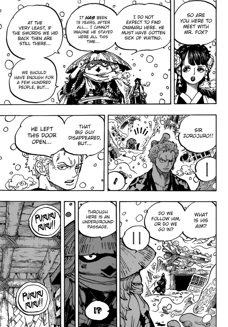 One Piece Chapter 953 page 14 - Chapter 953: Once a Fox