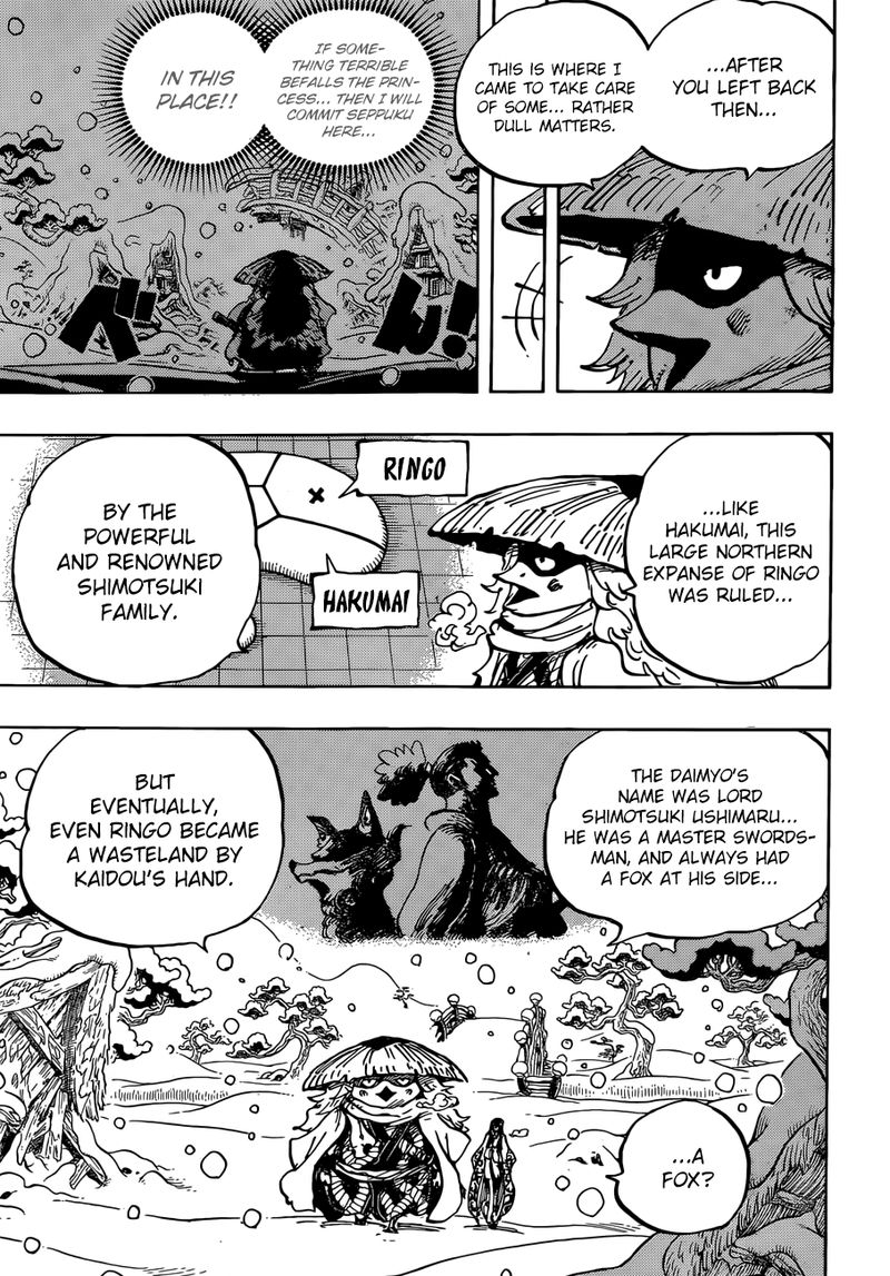 One Piece Chapter 953 page 5 - Chapter 953: Once a Fox