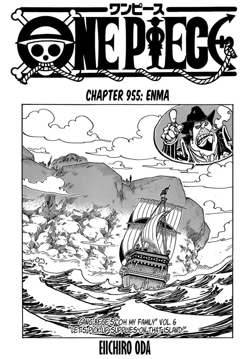 One Piece Chapter 955 page 1 - Chapter 955: Enma