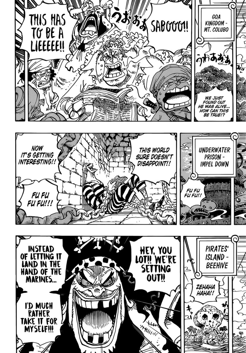 One Piece Chapter 956 page 11 - Chapter 956: Big News