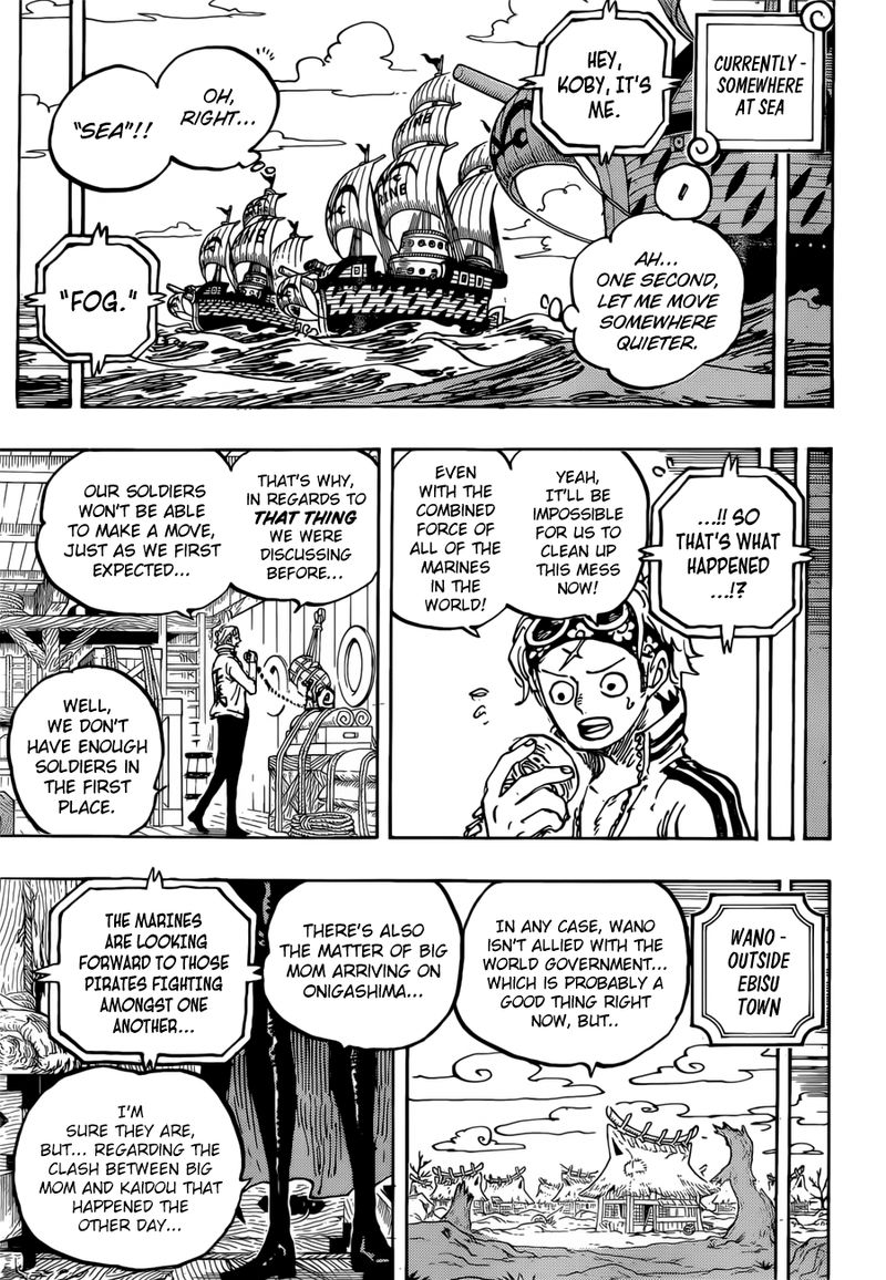 One Piece Chapter 956 page 12 - Chapter 956: Big News