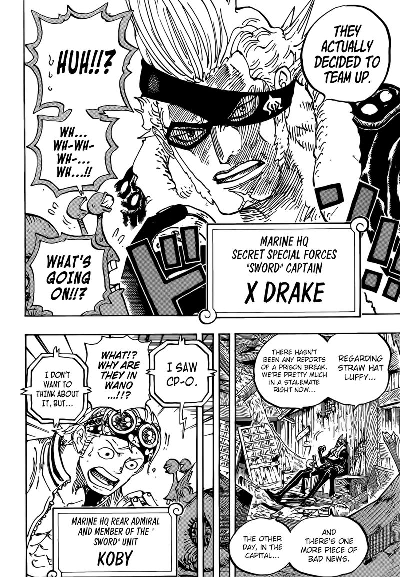 One Piece Chapter 956 page 13 - Chapter 956: Big News