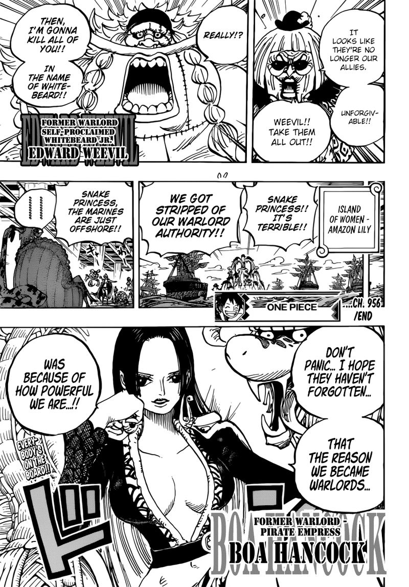 One Piece Chapter 956 page 18 - Chapter 956: Big News