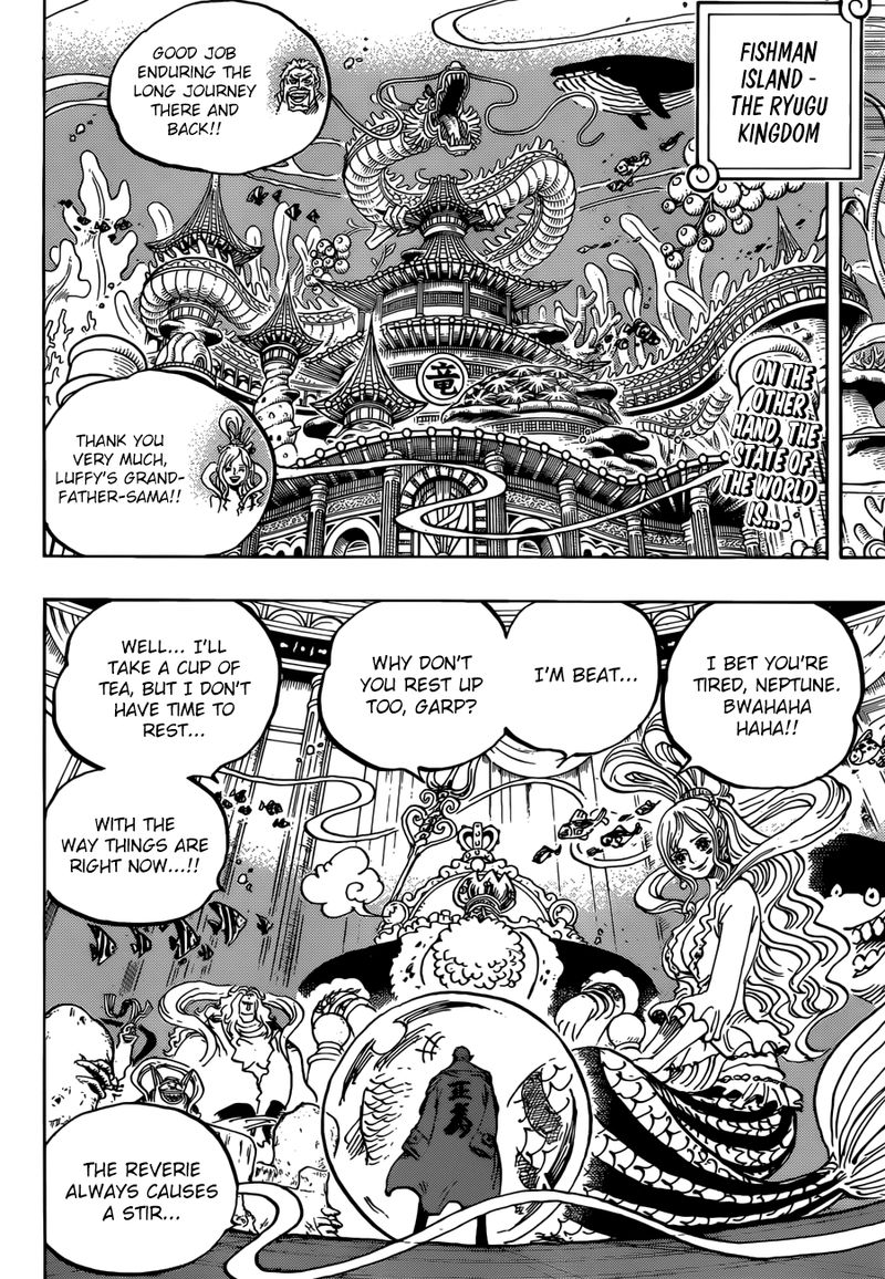 One Piece Chapter 956 page 3 - Chapter 956: Big News