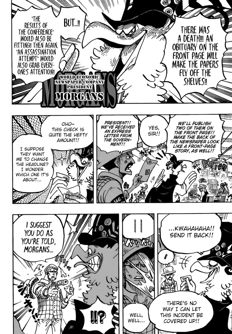 One Piece Chapter 956 page 7 - Chapter 956: Big News