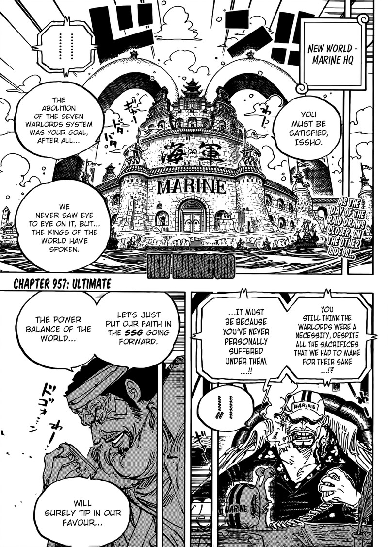 One Piece Chapter 957 page 3 - Chapter 957: Ultimate