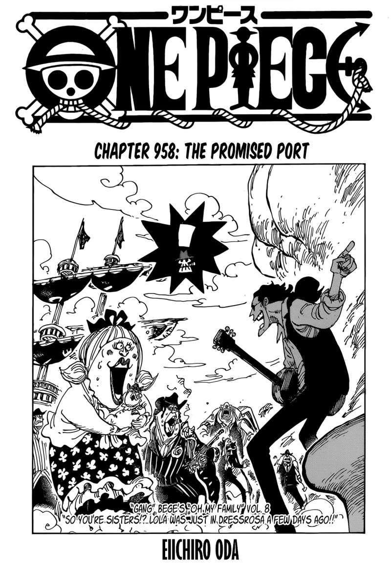 One Piece Chapter 958 page 1 - Chapter 958: The Promised Port