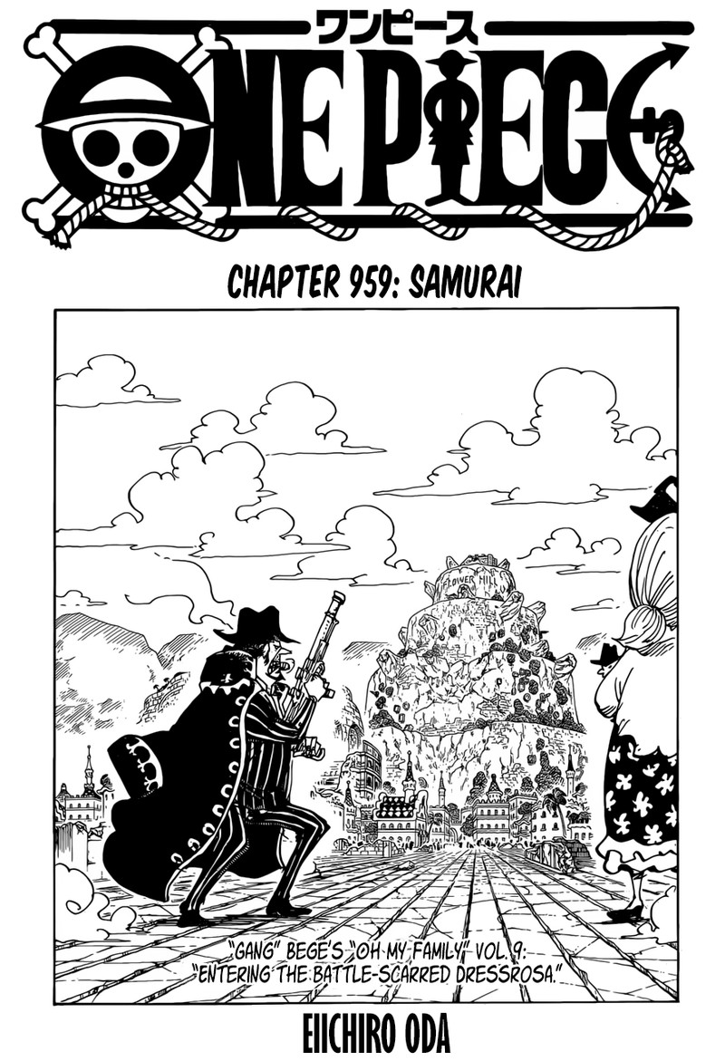 One Piece Chapter 959 page 1 - Chapter 959: Samurai