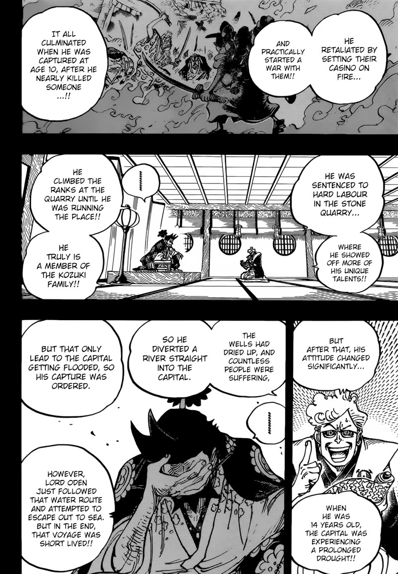 One Piece Chapter 960 page 8 - Chapter 960: Introducing Kouzuki Oden