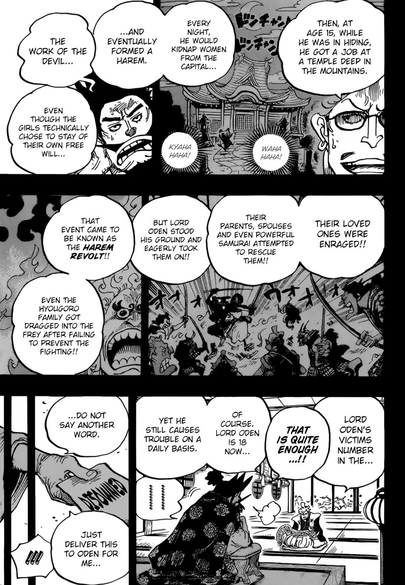 One Piece Chapter 960 page 9 - Chapter 960: Introducing Kouzuki Oden
