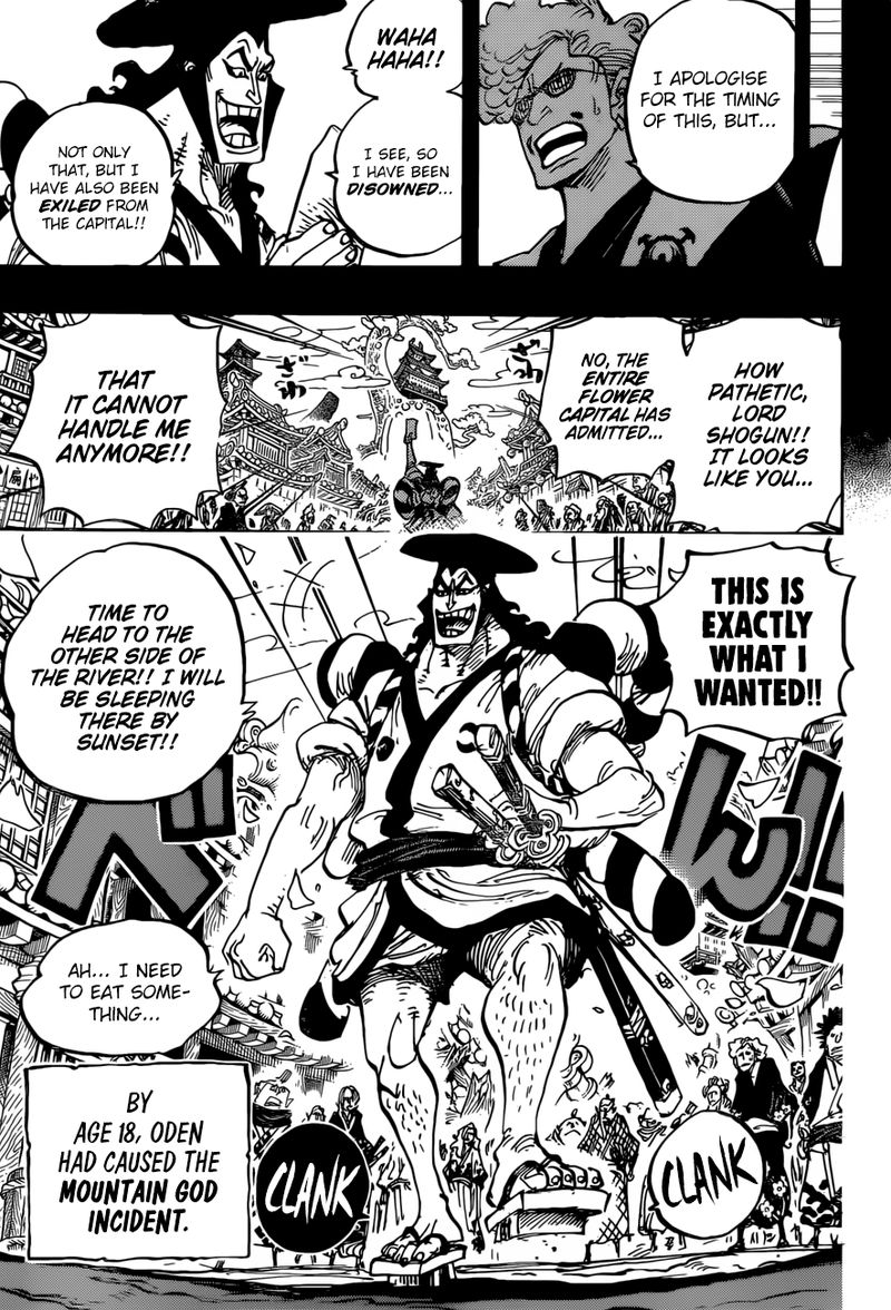 One Piece Chapter 961 page 13 - Chapter 961: The Mountain God Incident