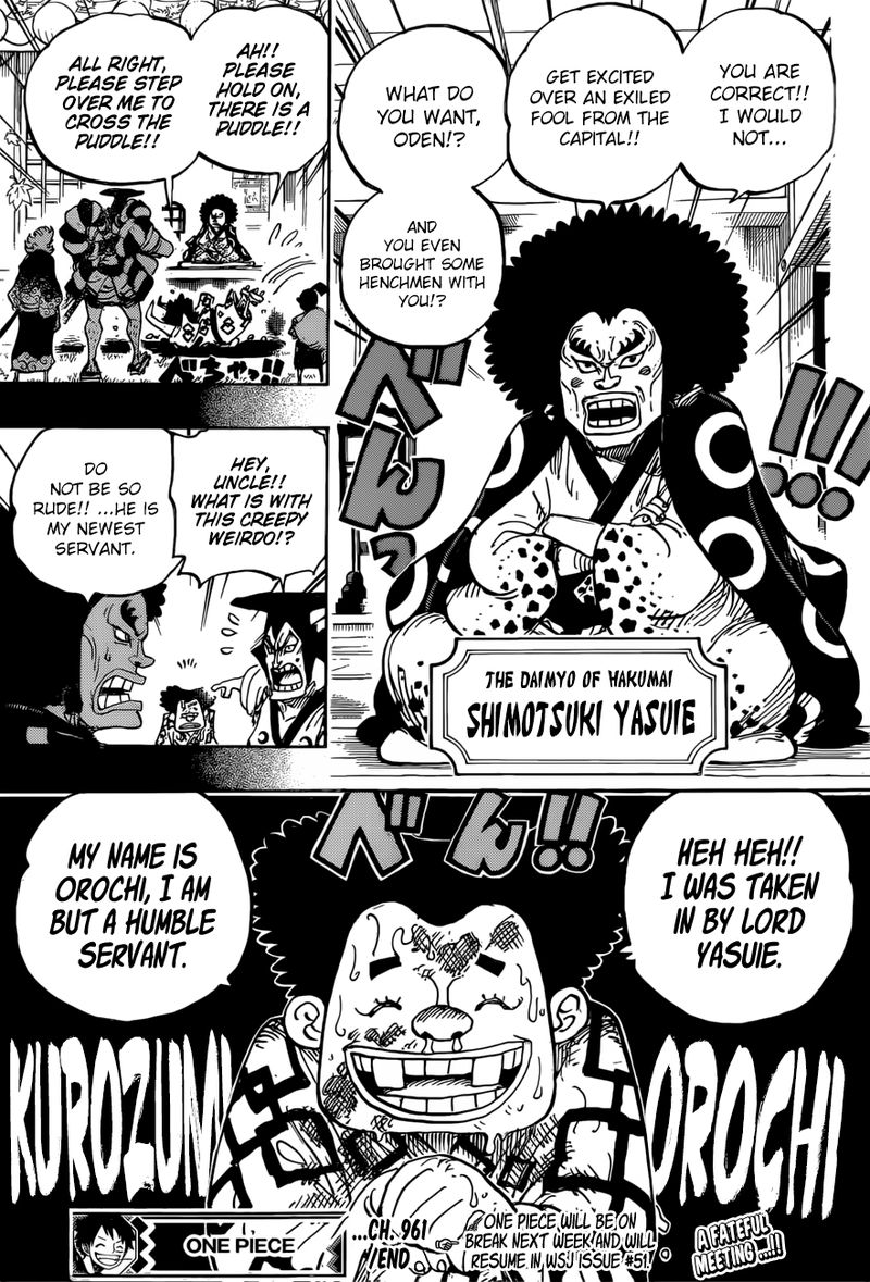 One Piece Chapter 961 page 15 - Chapter 961: The Mountain God Incident