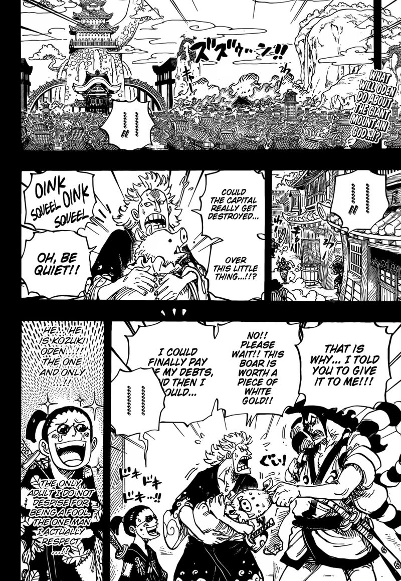 One Piece Chapter 961 page 2 - Chapter 961: The Mountain God Incident