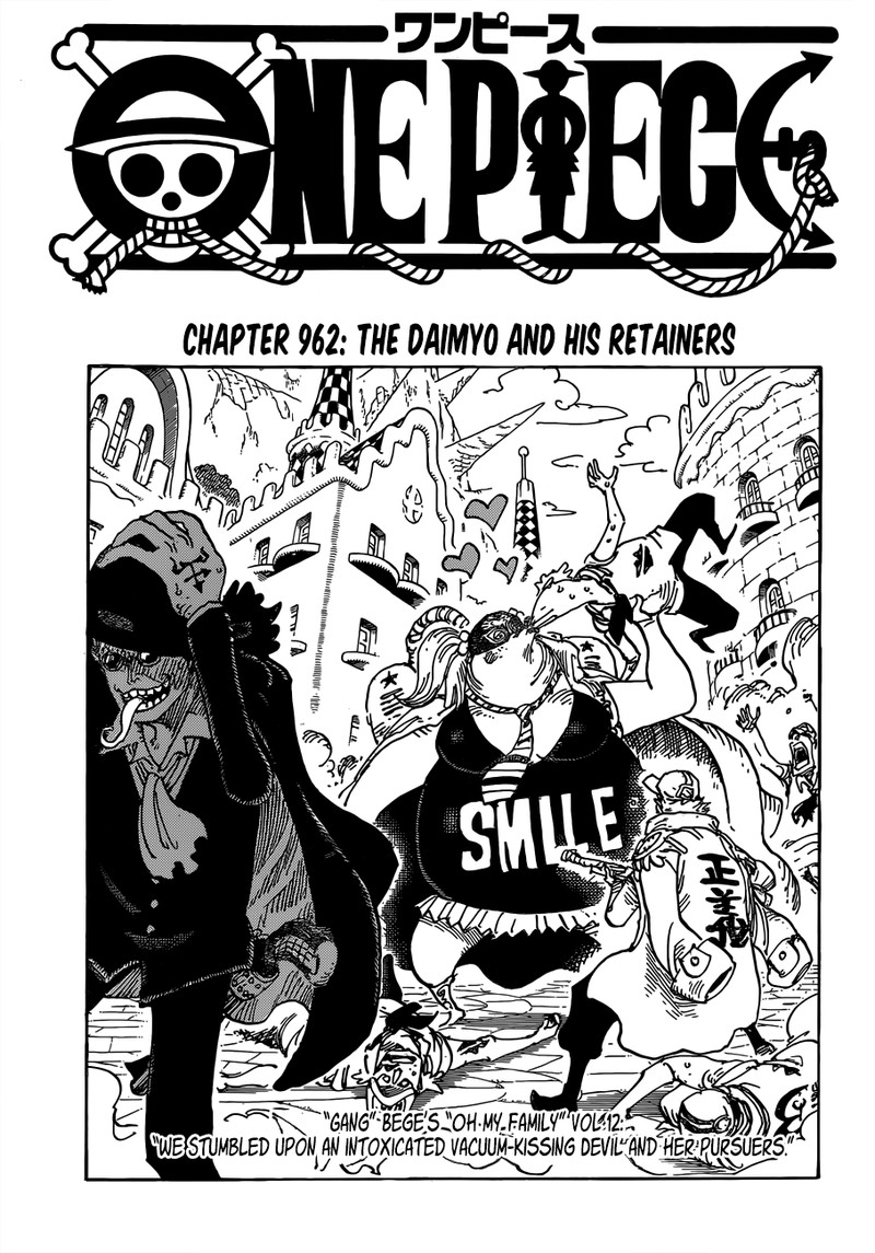 One Piece Chapter 962 page 1 - Chapter 962: Daimyo and Retainers