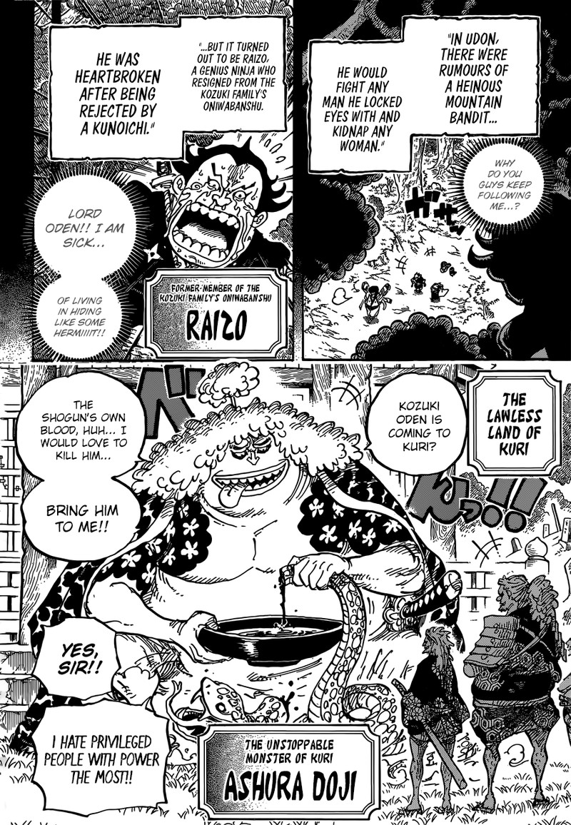 One Piece Chapter 962 page 6 - Chapter 962: Daimyo and Retainers