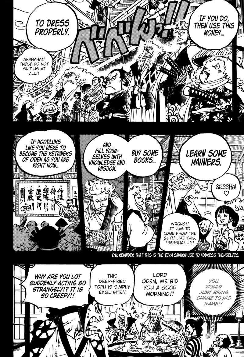 One Piece Chapter 963 page 10 - Chapter 963: Becoming Samurai