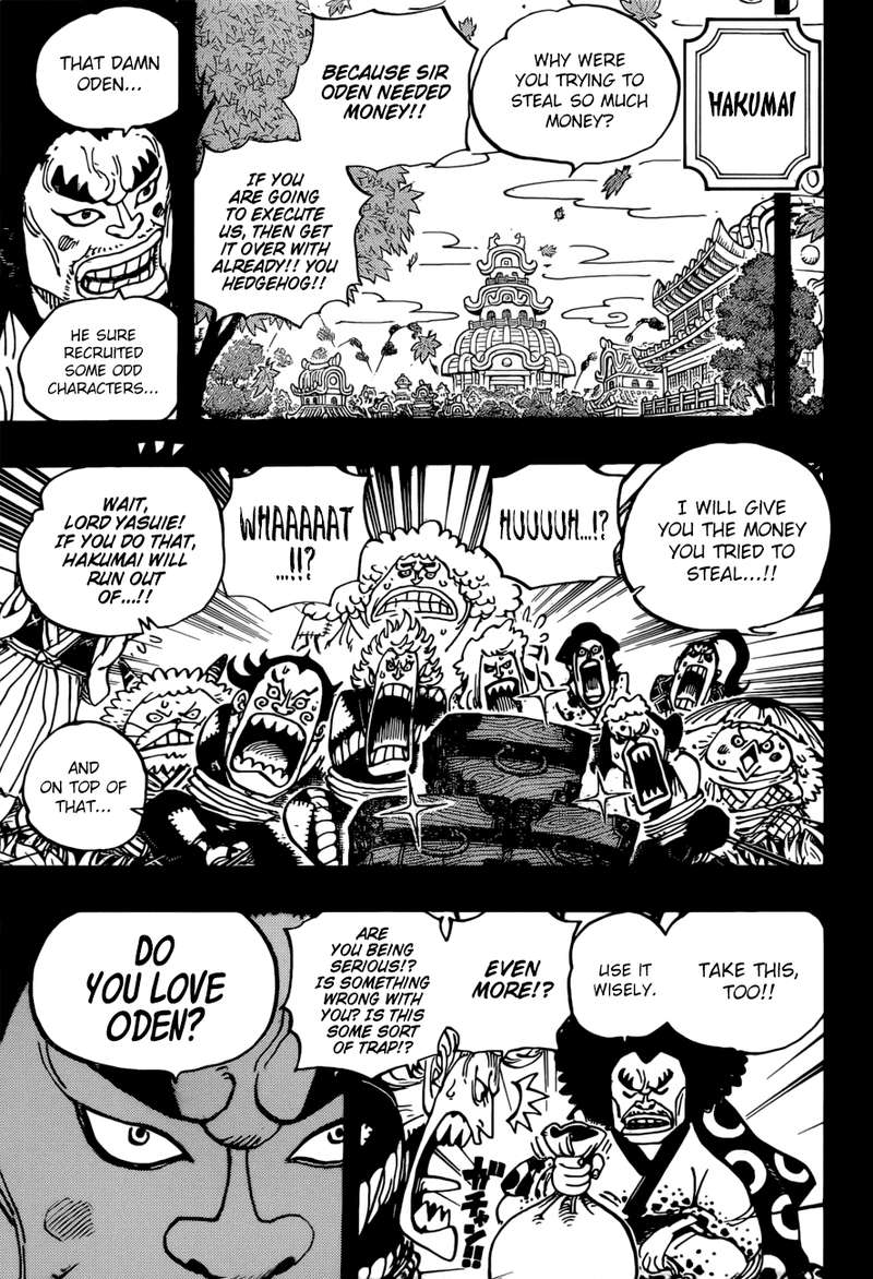 One Piece Chapter 963 page 9 - Chapter 963: Becoming Samurai