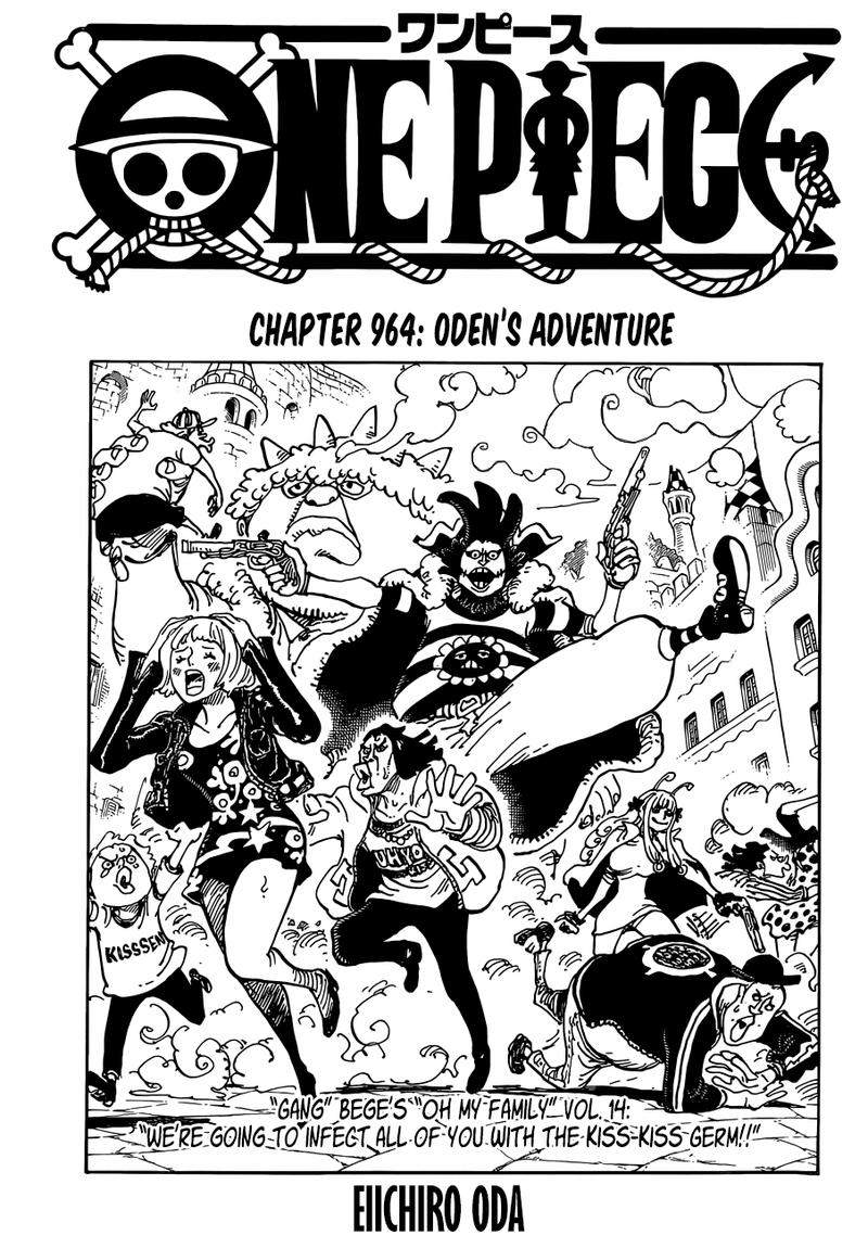 One Piece Chapter 964 page 1 - Chapter 964: Oden's Adventure